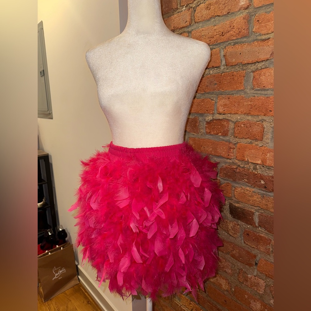 NWT feather skirt
